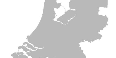 Nederland vector kaart
